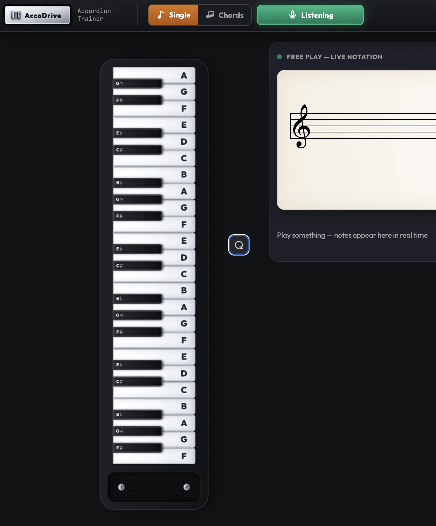 Customizable fingerboard canvas piano
