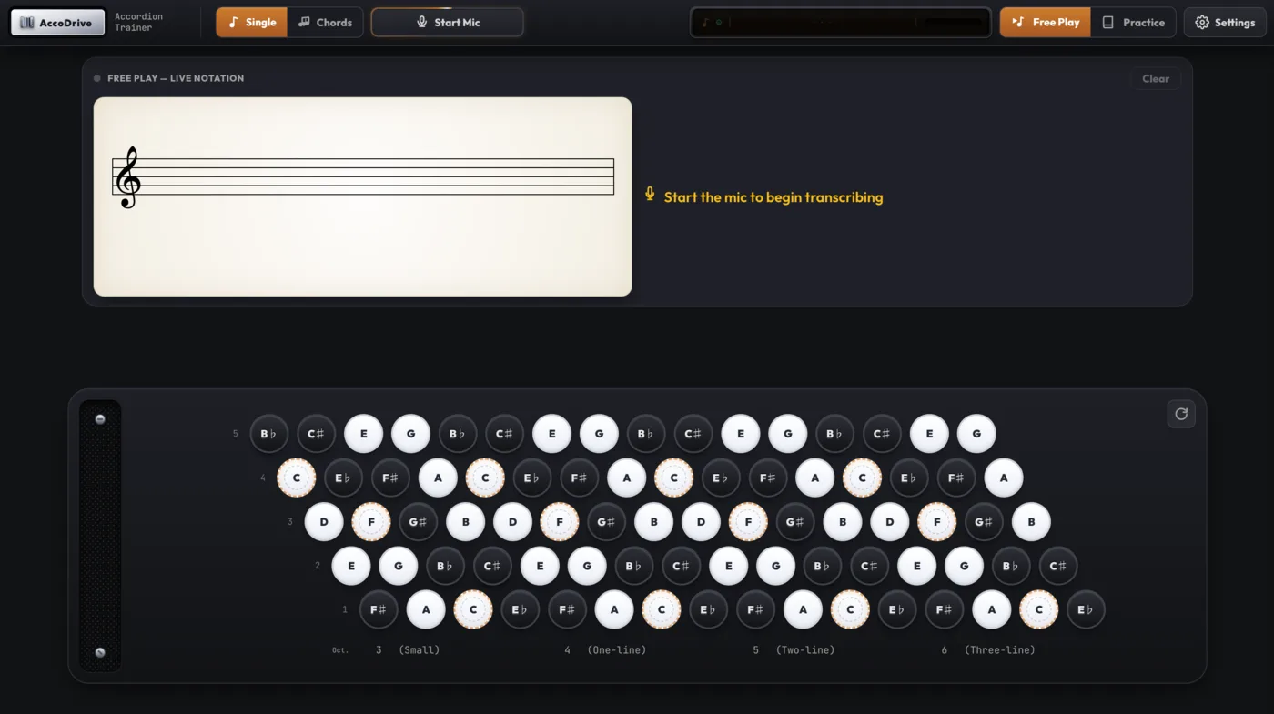 Free Play sound map