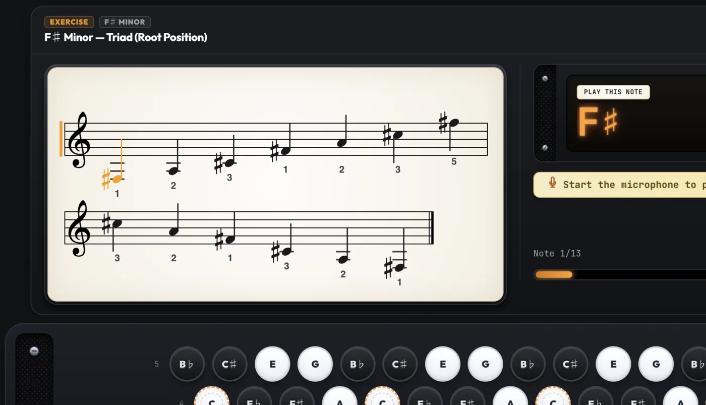 Interactive Stave with Auto-Fingering and Pitch Verification in Accodrive